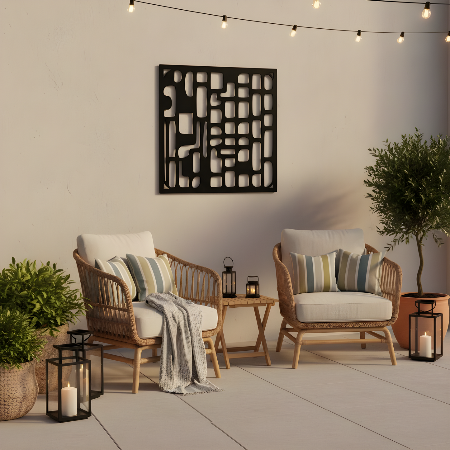 The Riverstone Matrix | Metal Wall Art