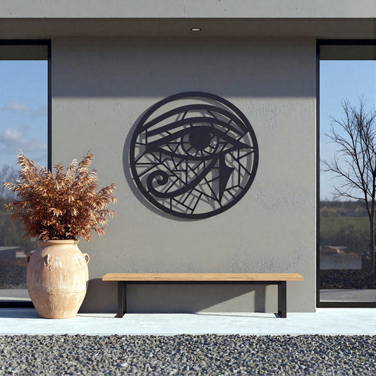 The Shardbound Oculus | Metal Wall Art