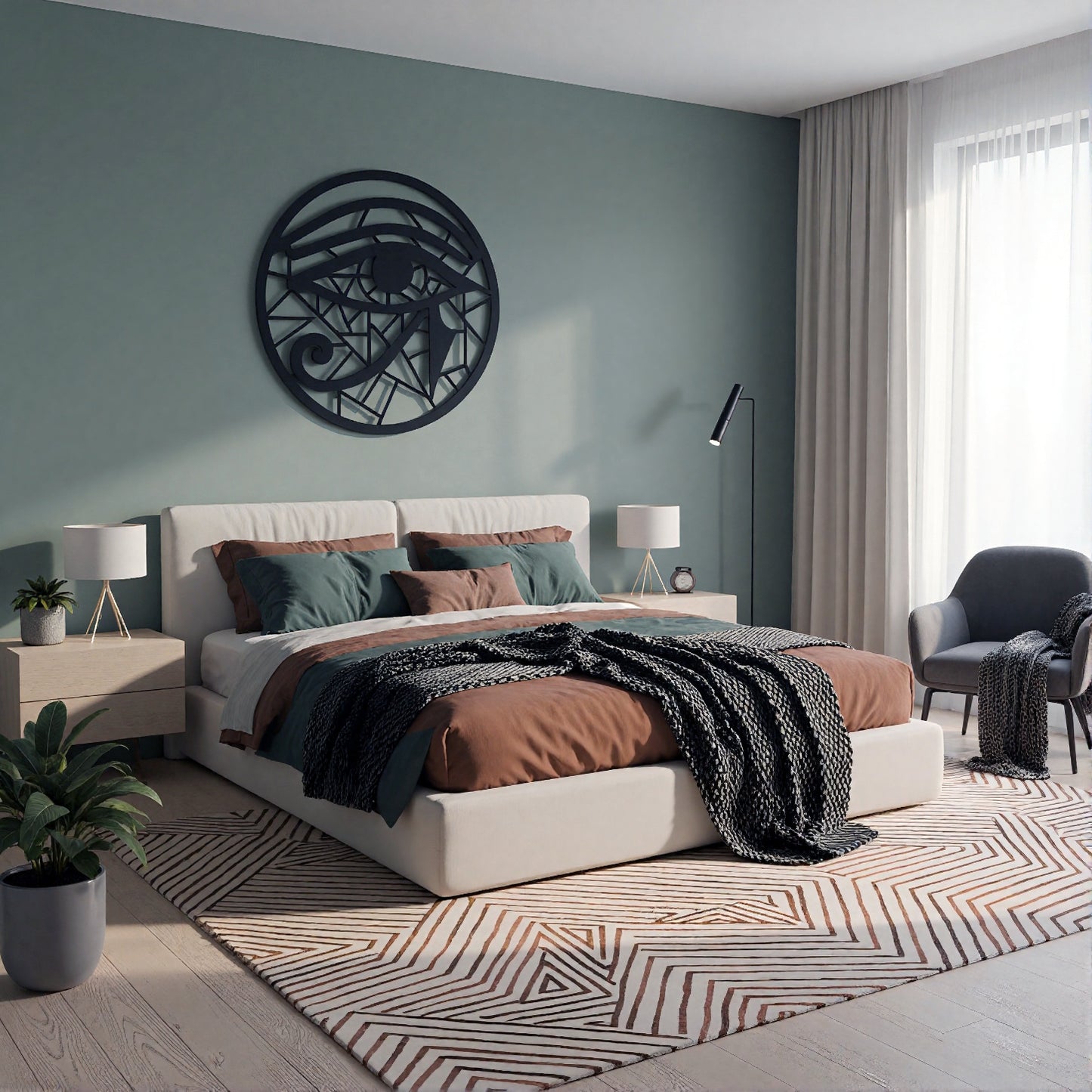 The Shardbound Oculus | Metal Wall Art