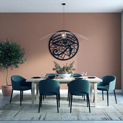 The Shardbound Oculus | Metal Wall Art