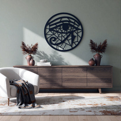 The Shardbound Oculus | Metal Wall Art