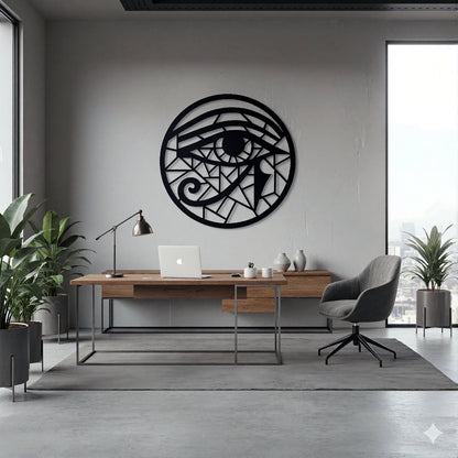The Shardbound Oculus | Metal Wall Art
