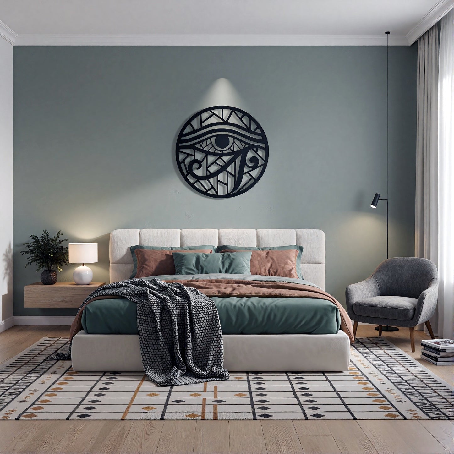 The Horus Shard Seal | Metal Wall Art