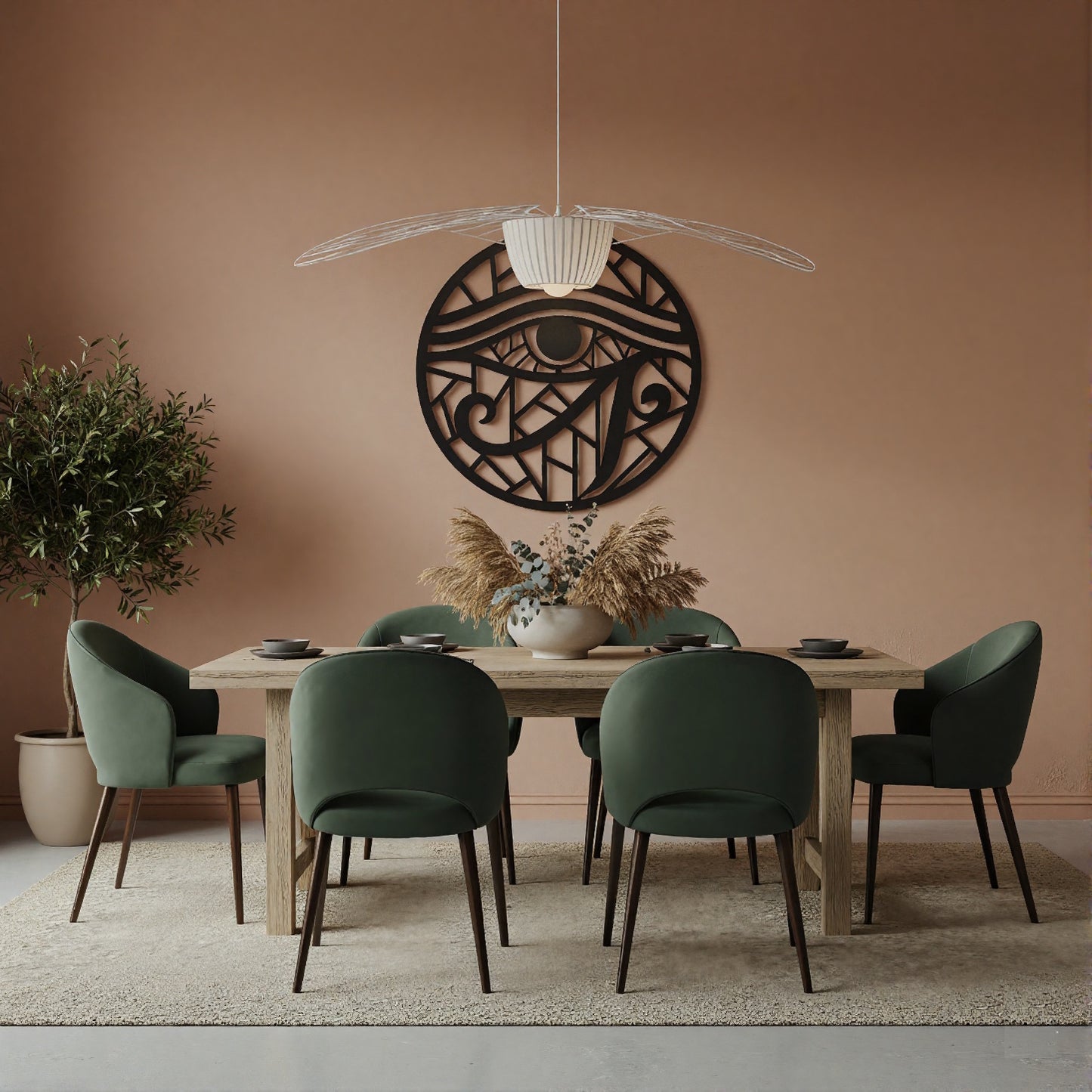 The Horus Shard Seal | Metal Wall Art