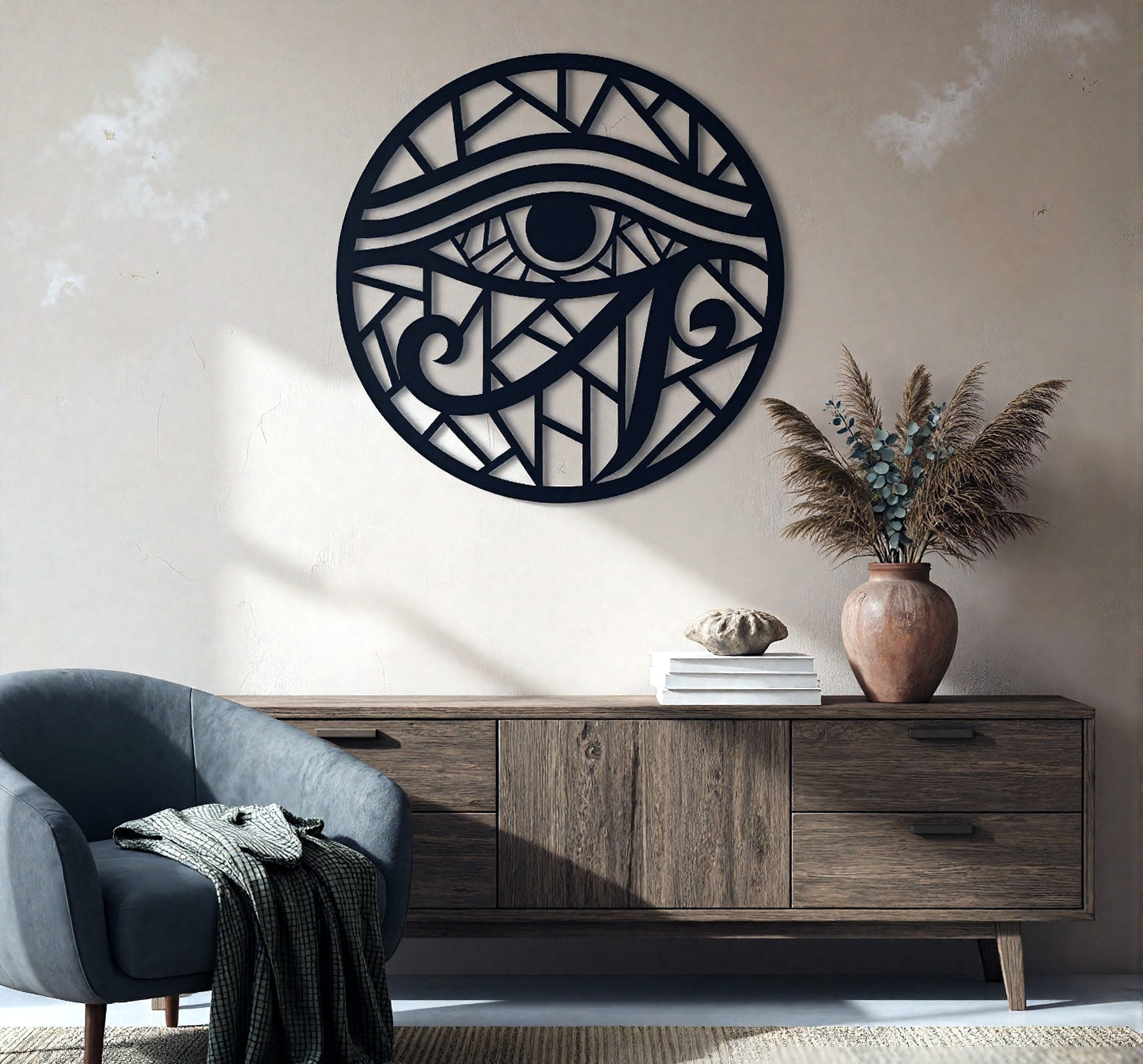 The Horus Shard Seal | Metal Wall Art