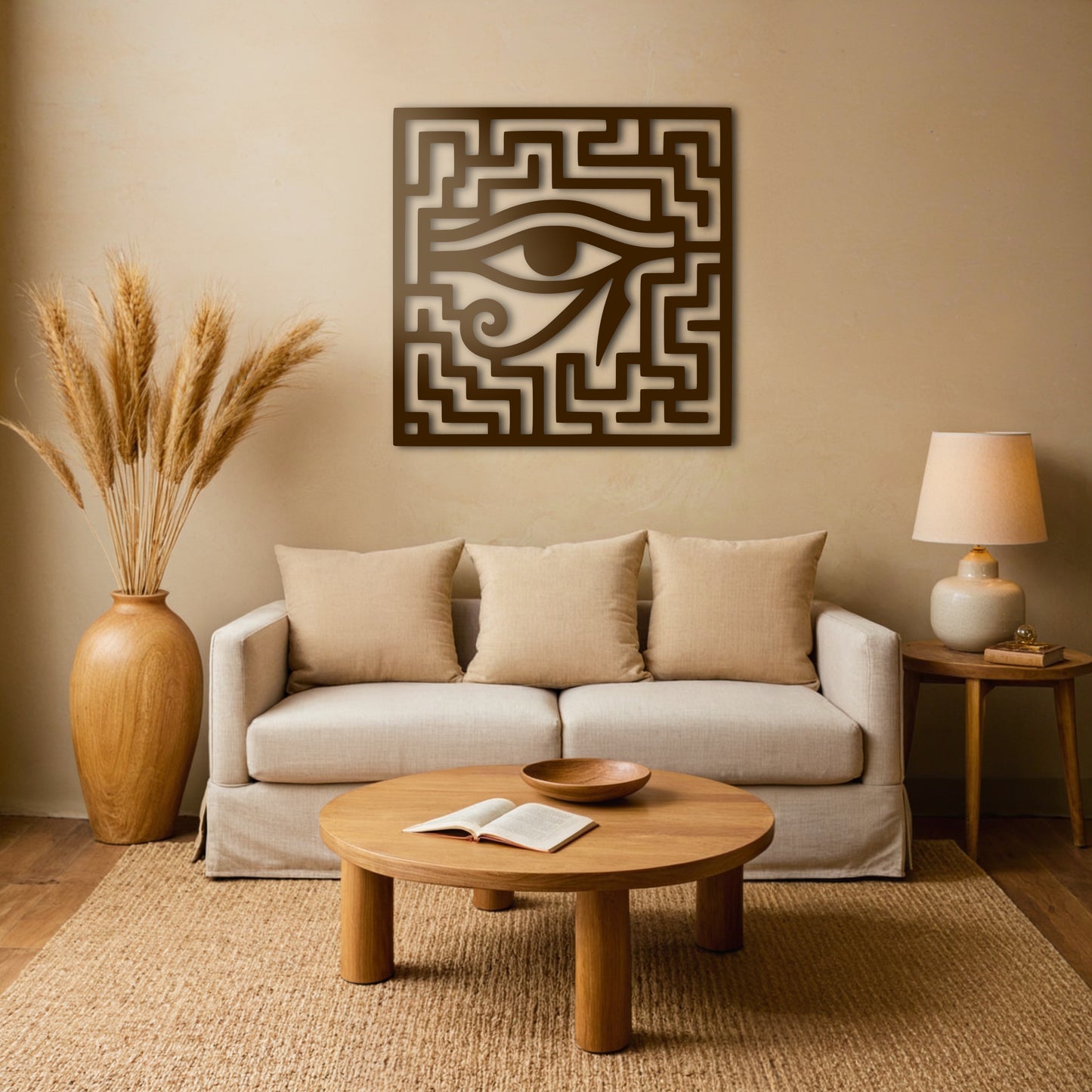The Labyrinth Sentinel | Metal Wall Art