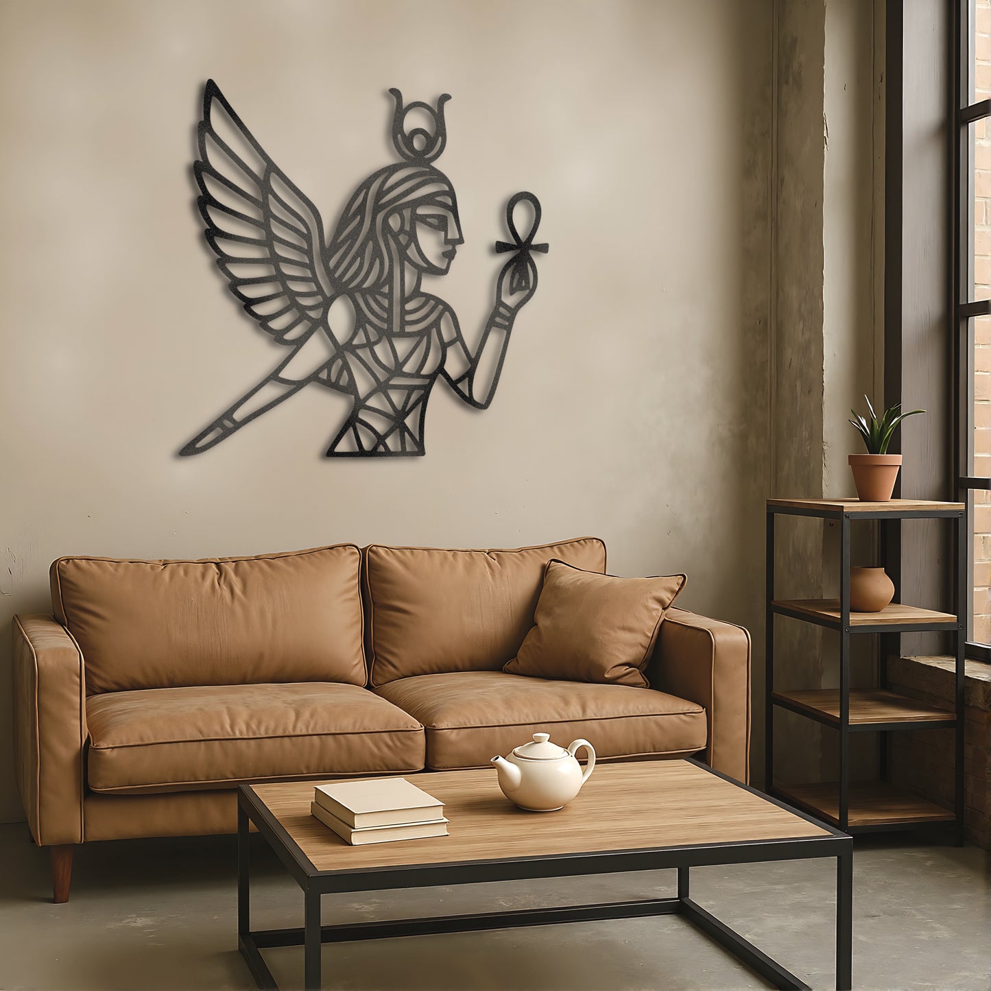 The Ankh Herald | Metal Wall Art
