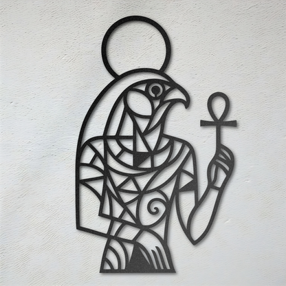The Ankh Sentinel | Metal Wall Art