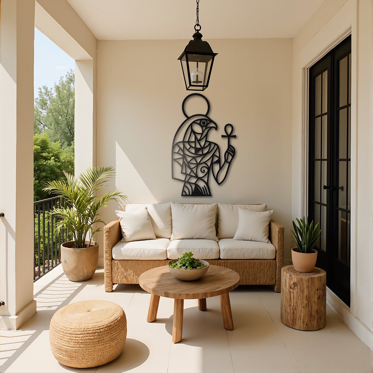 The Ankh Sentinel | Metal Wall Art