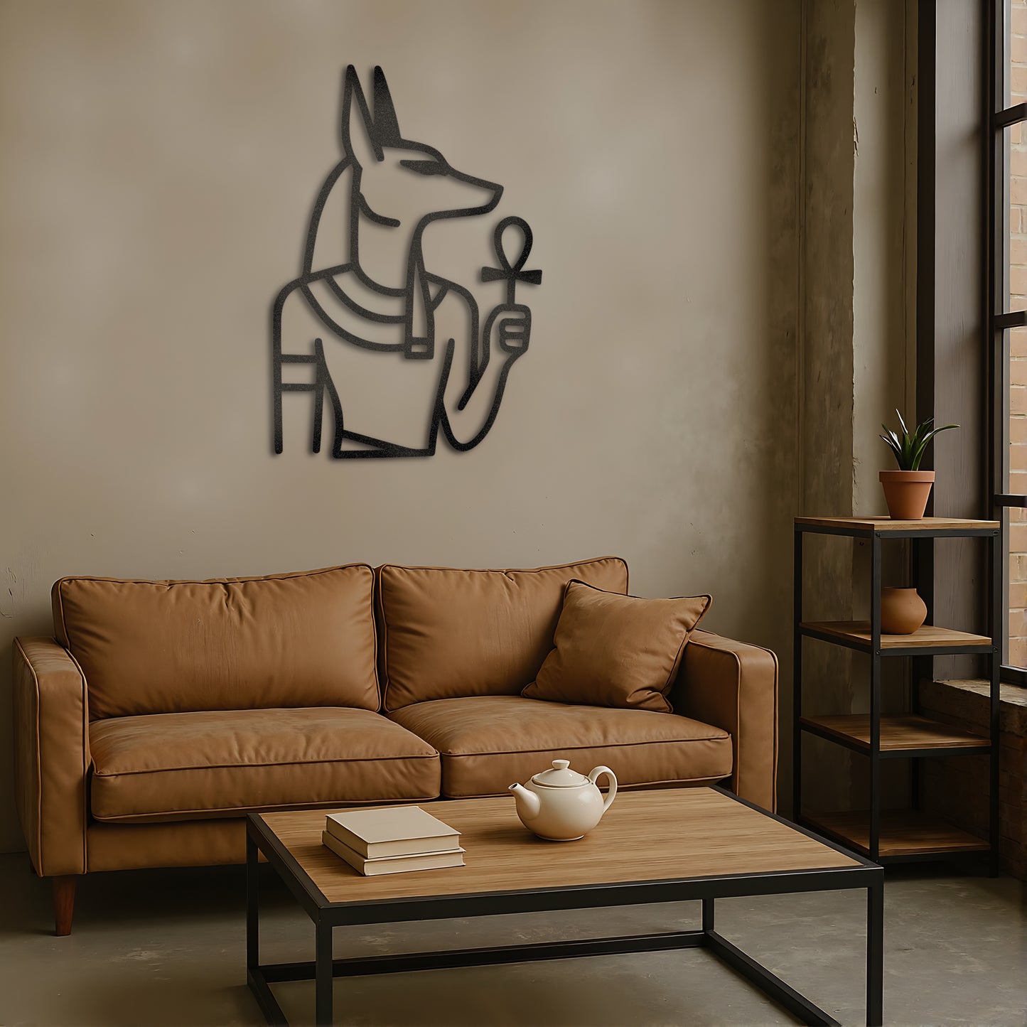 The Ankh Custodian | Metal Wall Art