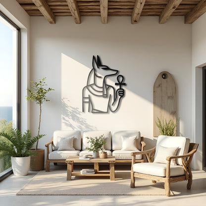 The Ankh Custodian | Metal Wall Art