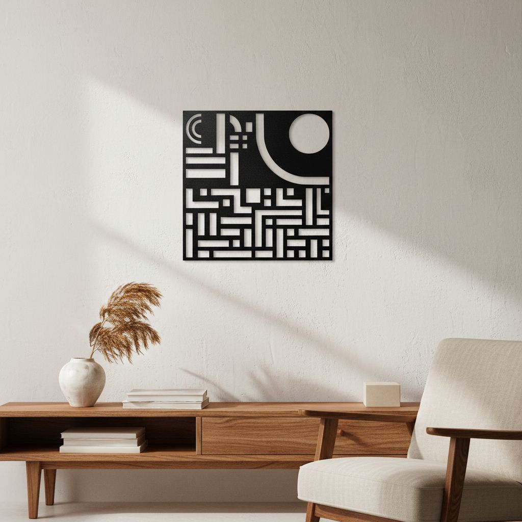 The Eclipse Blueprint | Metal Wall Art