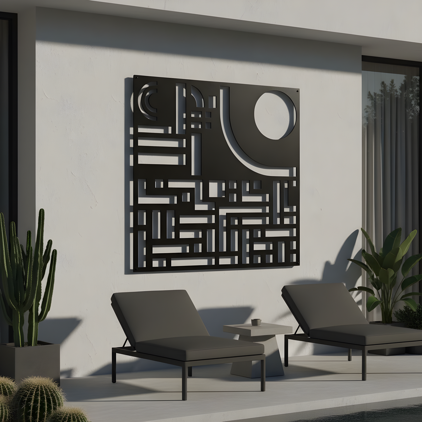 The Eclipse Blueprint | Metal Wall Art