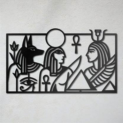 The Triad Frieze | Metal Wall Art