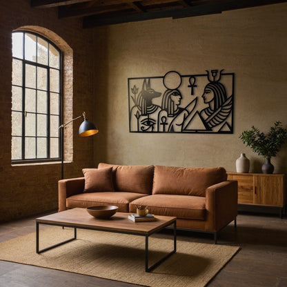 The Triad Frieze | Metal Wall Art