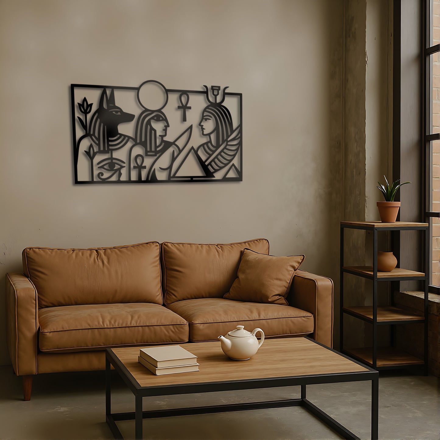 The Triad Frieze | Metal Wall Art