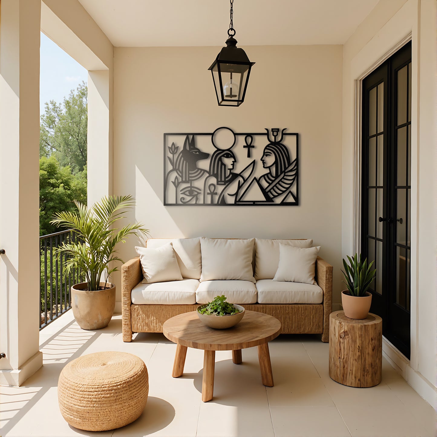 The Triad Frieze | Metal Wall Art