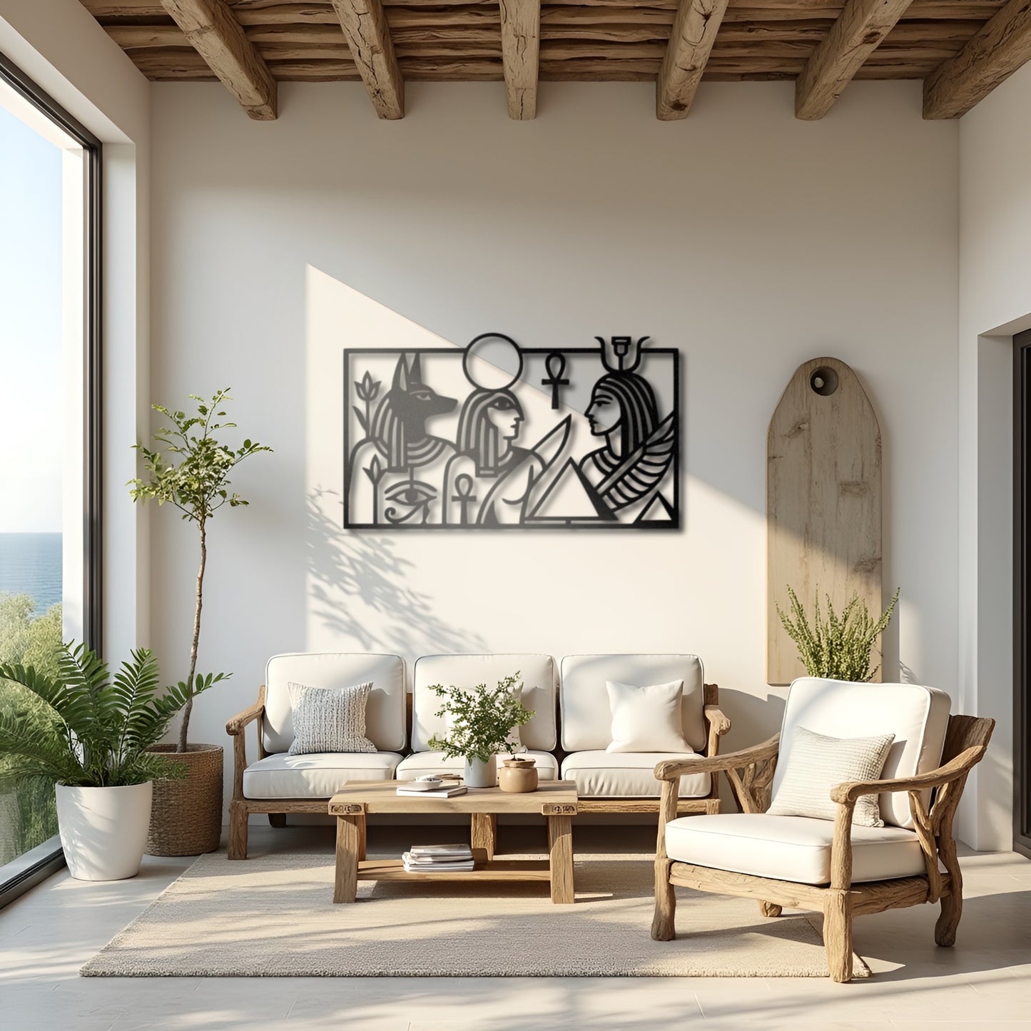 The Triad Frieze | Metal Wall Art