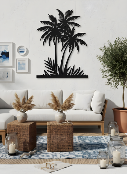 The Palm Sanctuary | Metal Wall Art