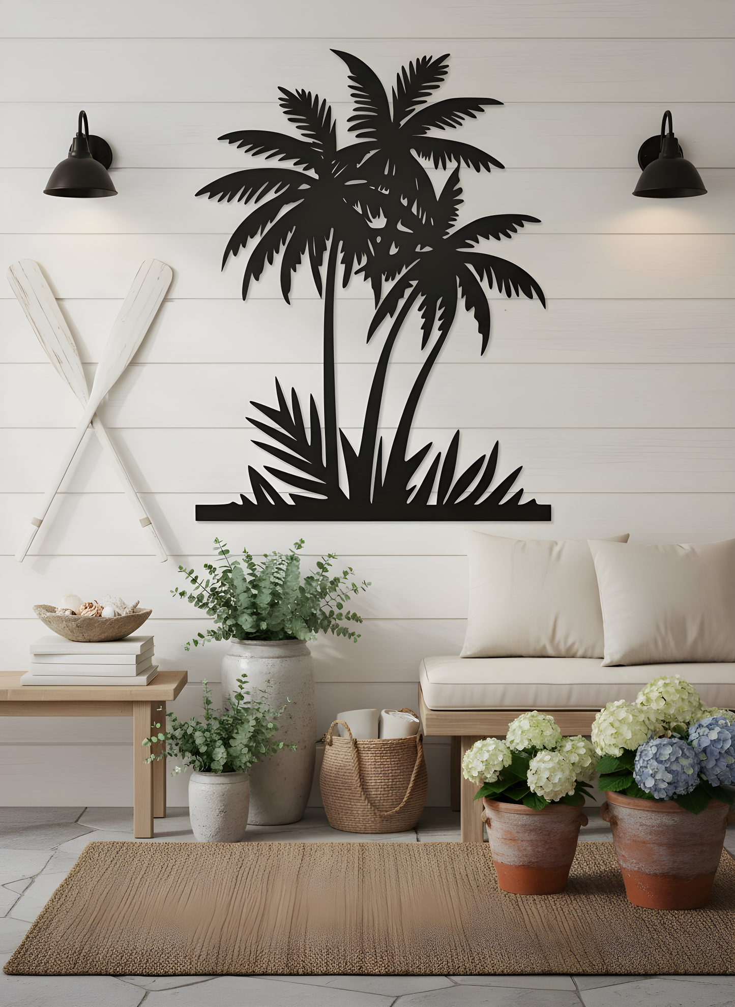 The Palm Sanctuary | Metal Wall Art