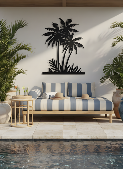 The Palm Sanctuary | Metal Wall Art