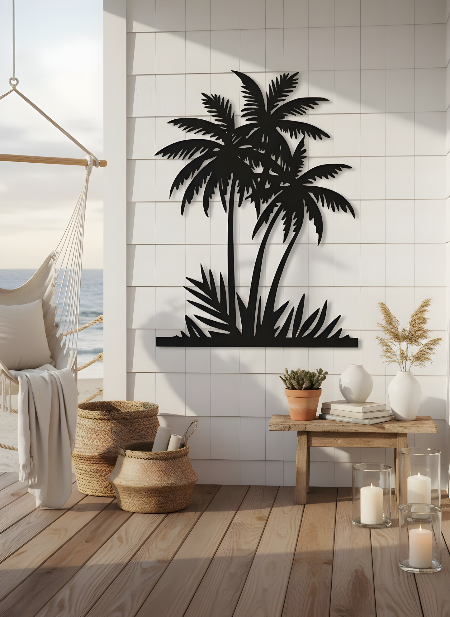 The Palm Sanctuary | Metal Wall Art