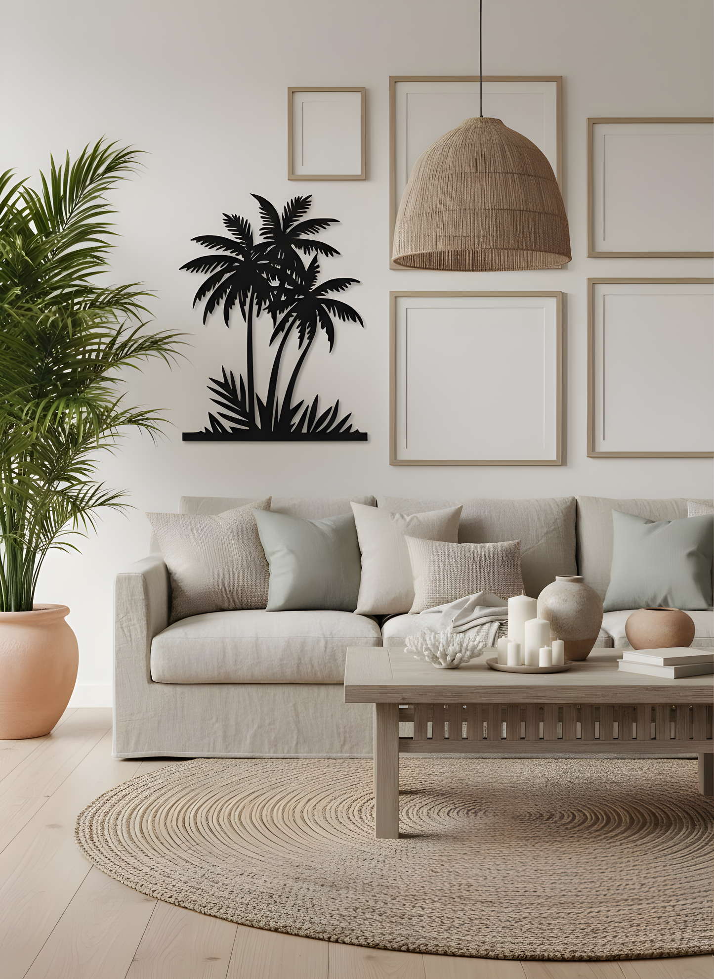 The Palm Sanctuary | Metal Wall Art