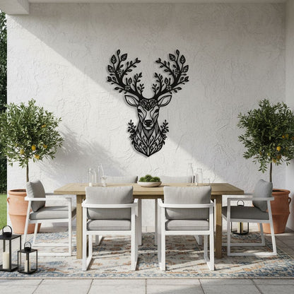 The Verdant Crown | Metal Wall Art