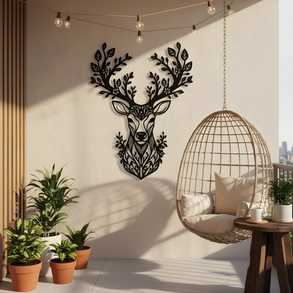 The Verdant Crown | Metal Wall Art