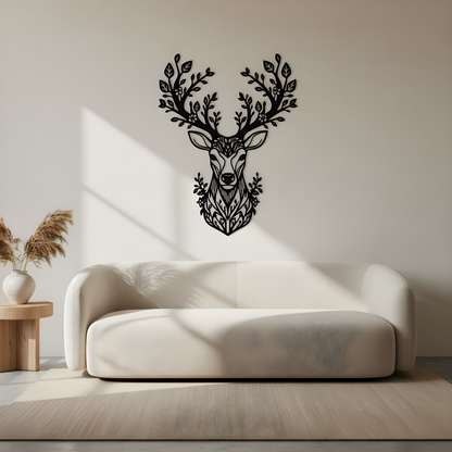 The Verdant Crown | Metal Wall Art