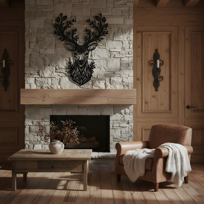 The Verdant Crown | Metal Wall Art