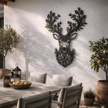 The Verdant Crown | Metal Wall Art