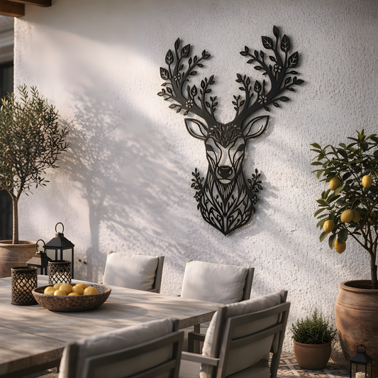 The Verdant Crown | Metal Wall Art