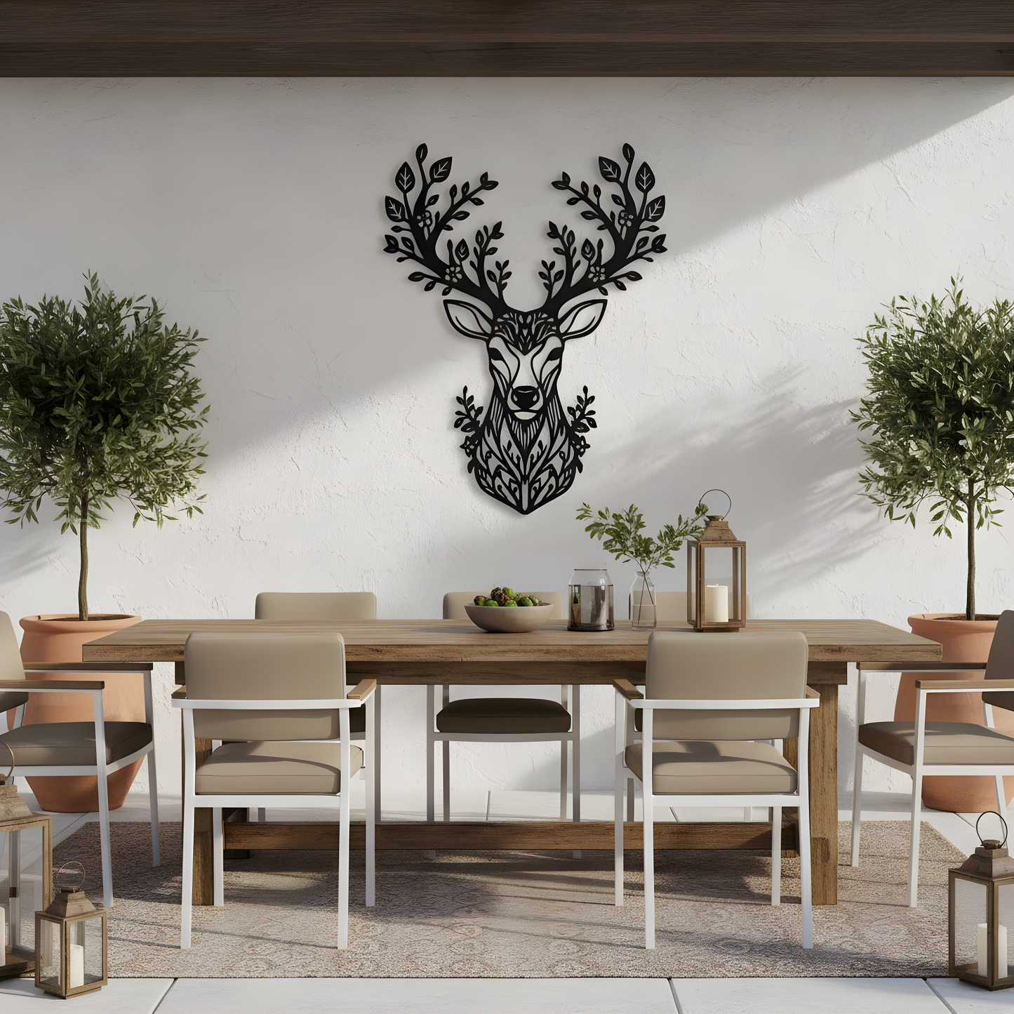 The Verdant Crown | Metal Wall Art