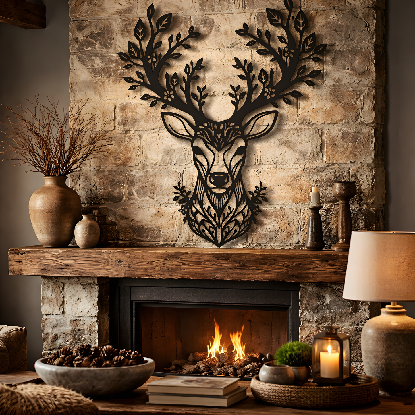 The Verdant Crown | Metal Wall Art