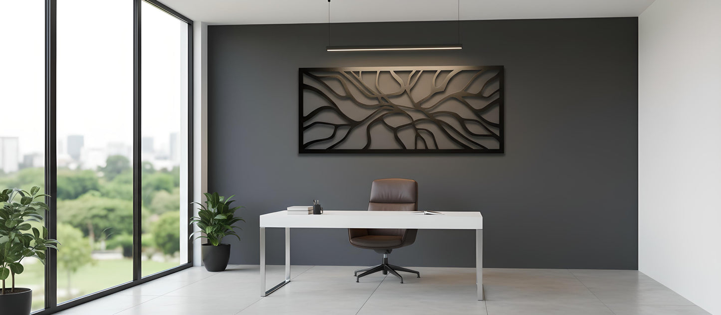 The Faultline Tapestry | Metal Wall Art