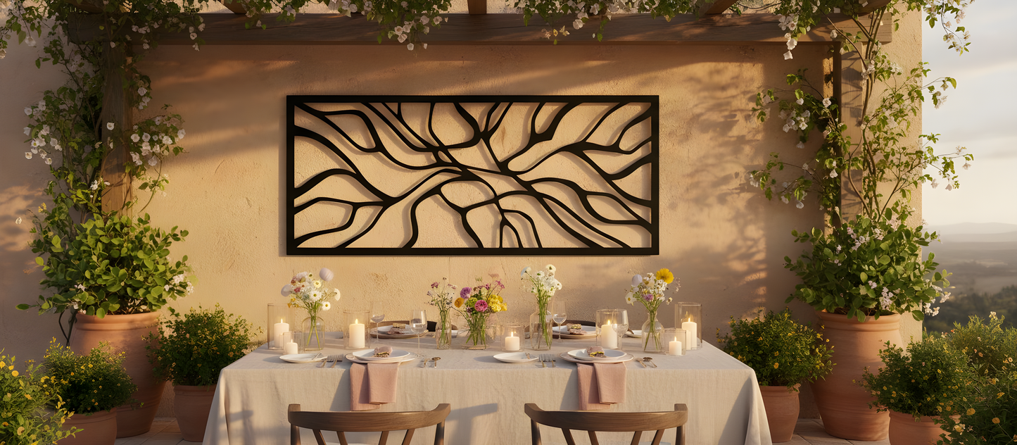 The Faultline Tapestry | Metal Wall Art