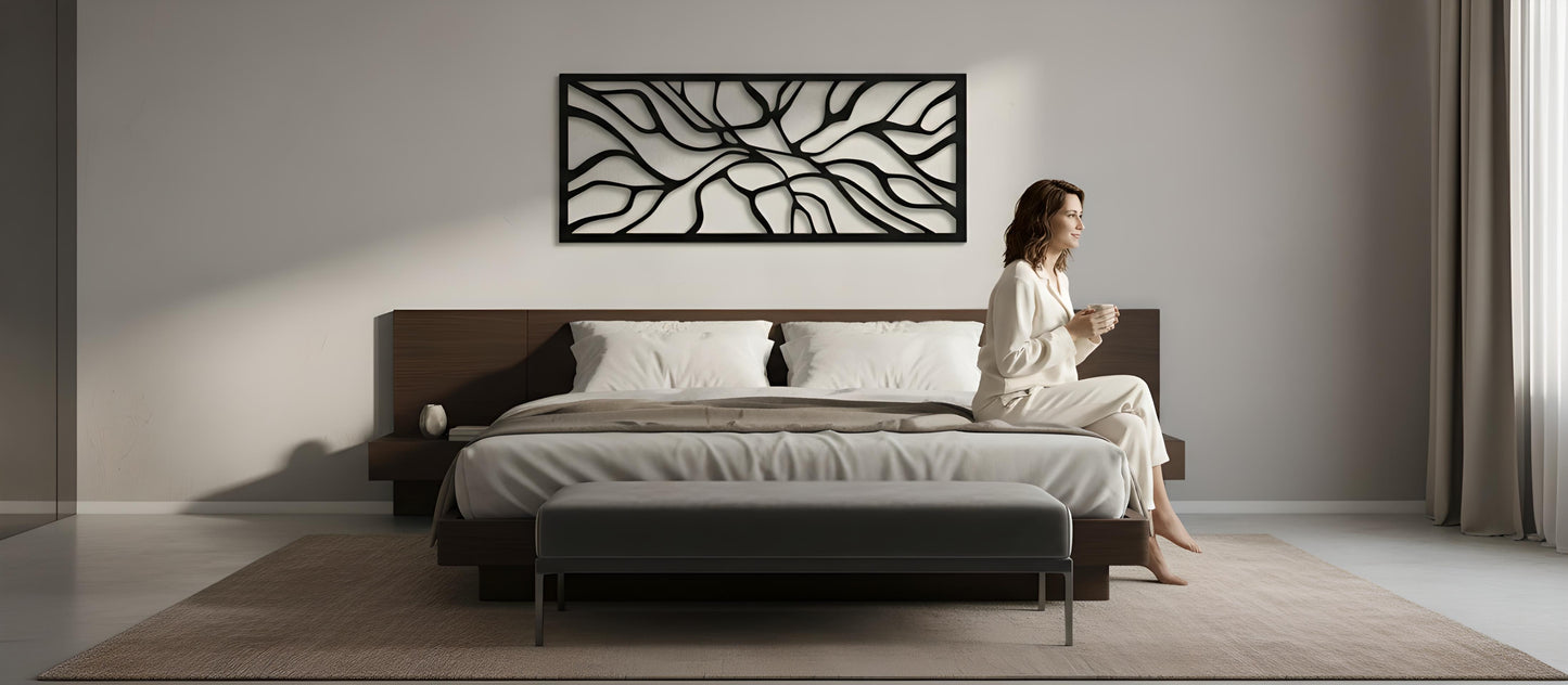 The Faultline Tapestry | Metal Wall Art