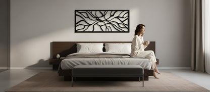 The Faultline Tapestry | Metal Wall Art