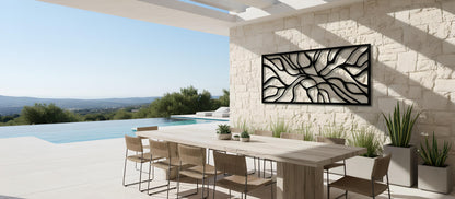 The Faultline Tapestry | Metal Wall Art