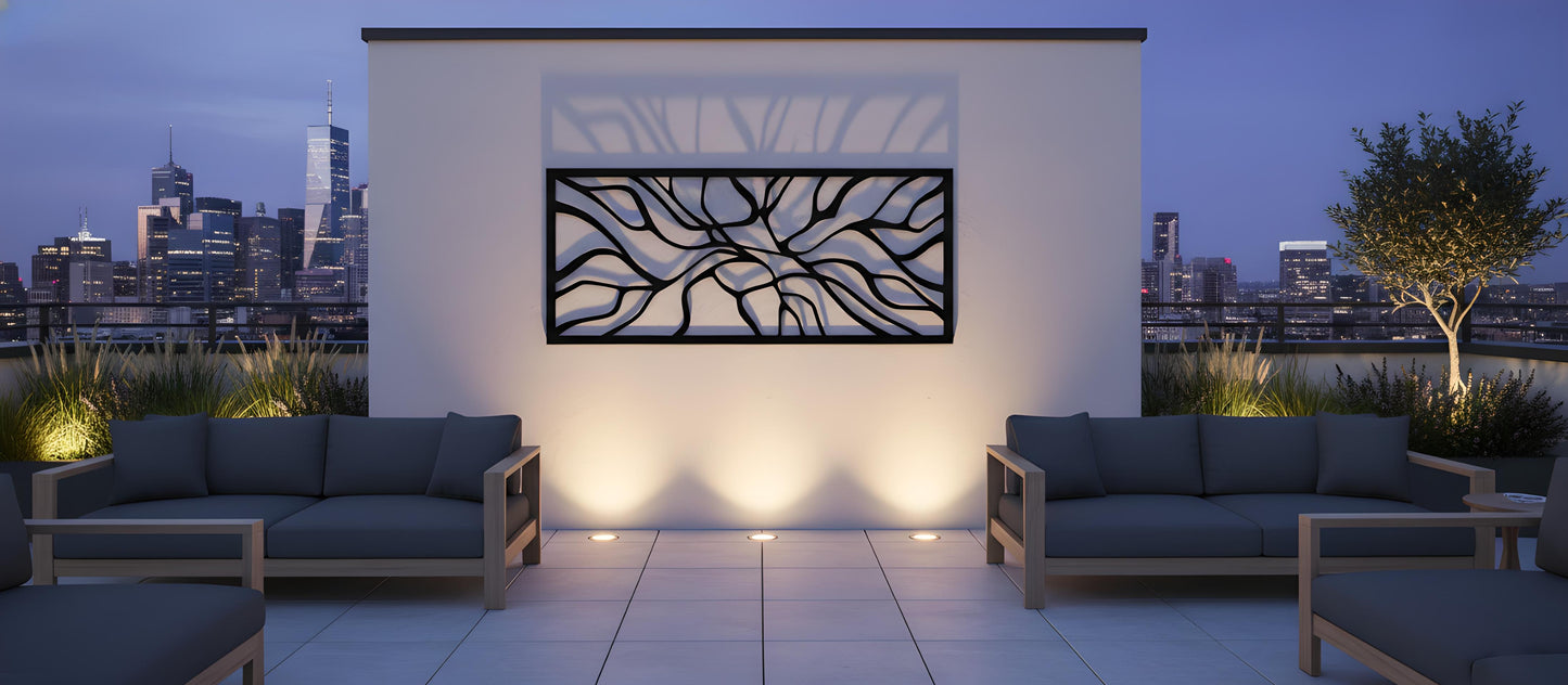 The Faultline Tapestry | Metal Wall Art
