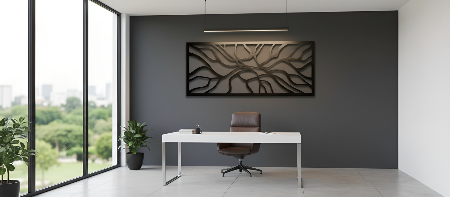 The Faultline Tapestry | Metal Wall Art