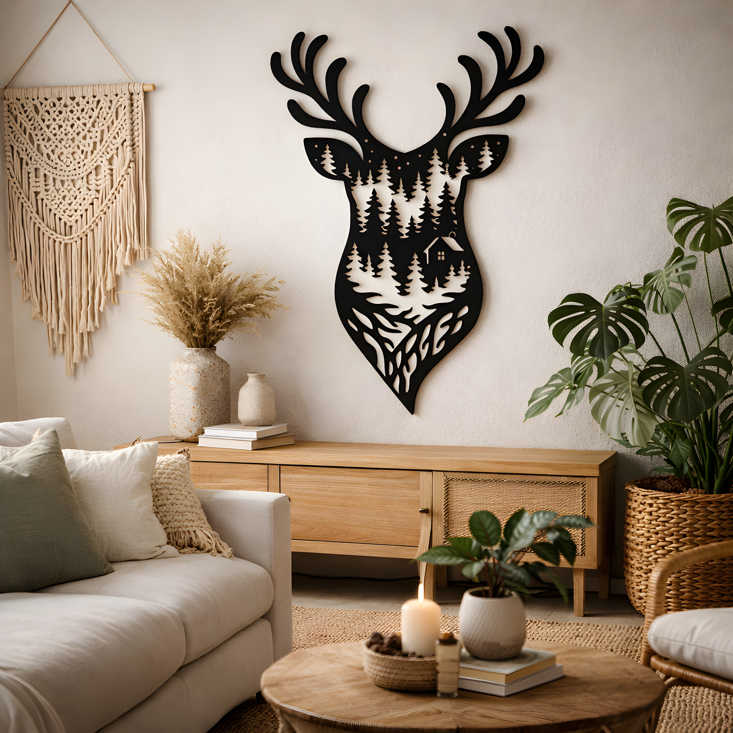 The Timberline Hearth | Metal Wall Art