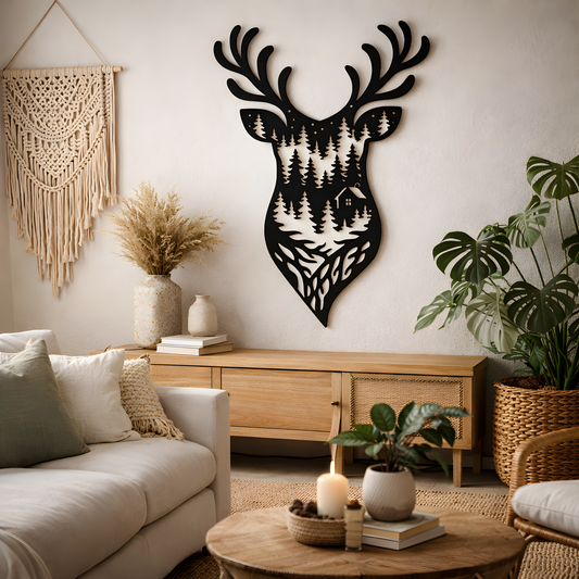The Timberline Hearth | Metal Wall Art