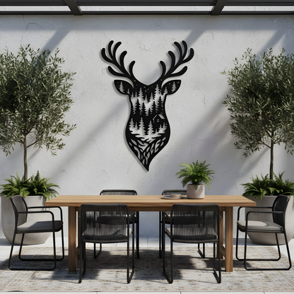 The Timberline Hearth | Metal Wall Art