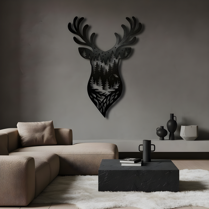 The Timberline Hearth | Metal Wall Art