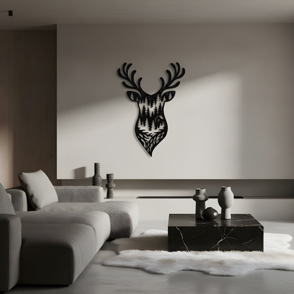 The Timberline Hearth | Metal Wall Art