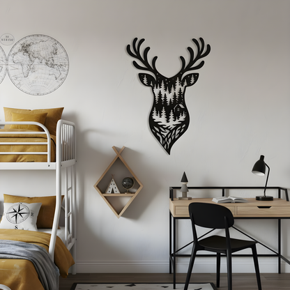 The Timberline Hearth | Metal Wall Art