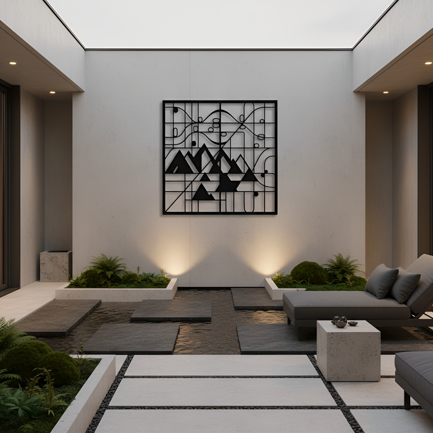 The Meridian Range | Metal Wall Art