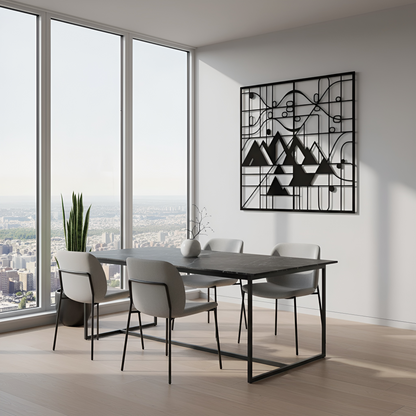 The Meridian Range | Metal Wall Art